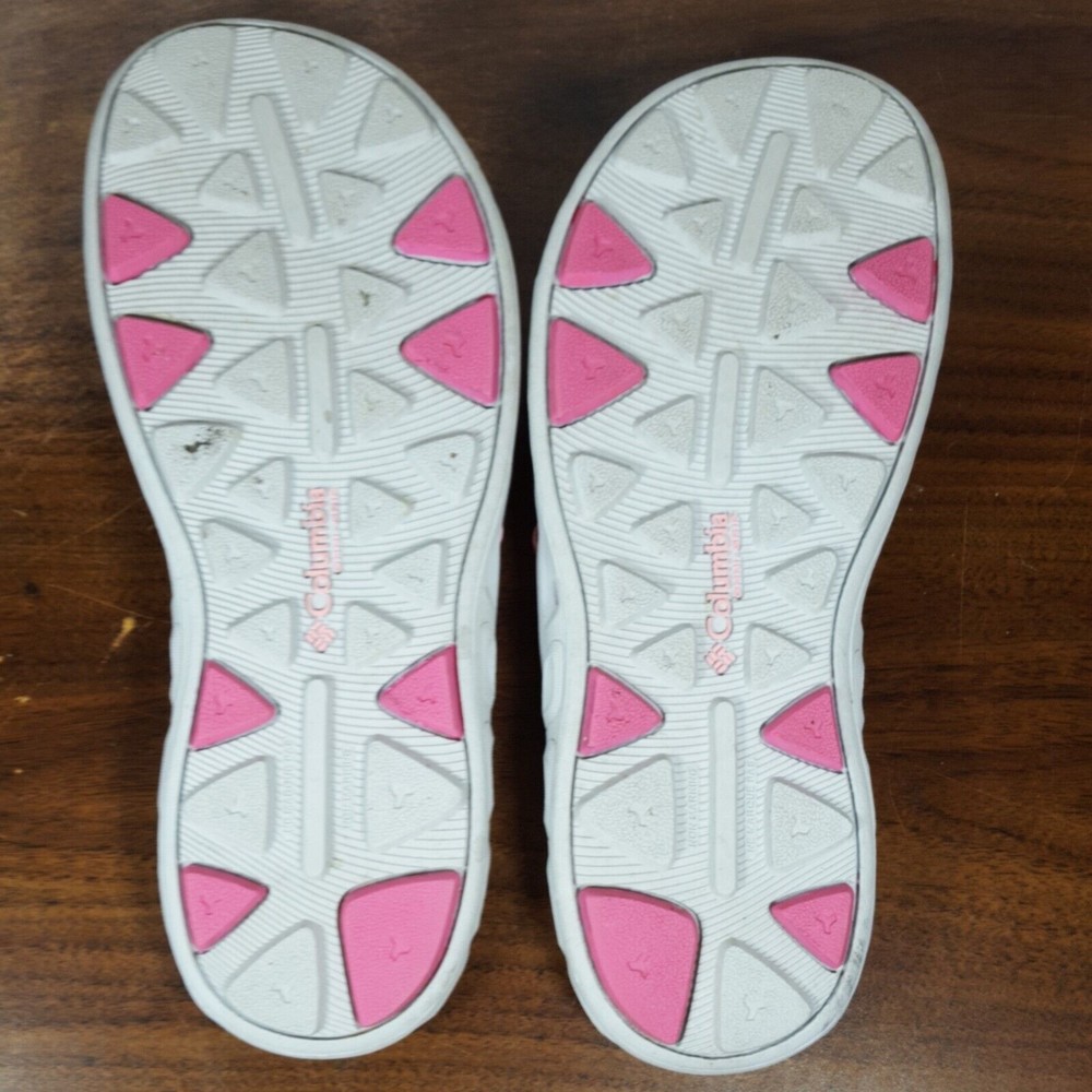 Columbia Omni Grip Ladies Mens Size 7 (Womens 8.5) Sport Beach Sandals Gray Pink - Picture 4 of 6
